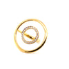 Circular Yellow Gold Ring
