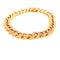 Yellow Gold Bracelet with Diamond Chain
