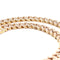 Diamond curve link necklace