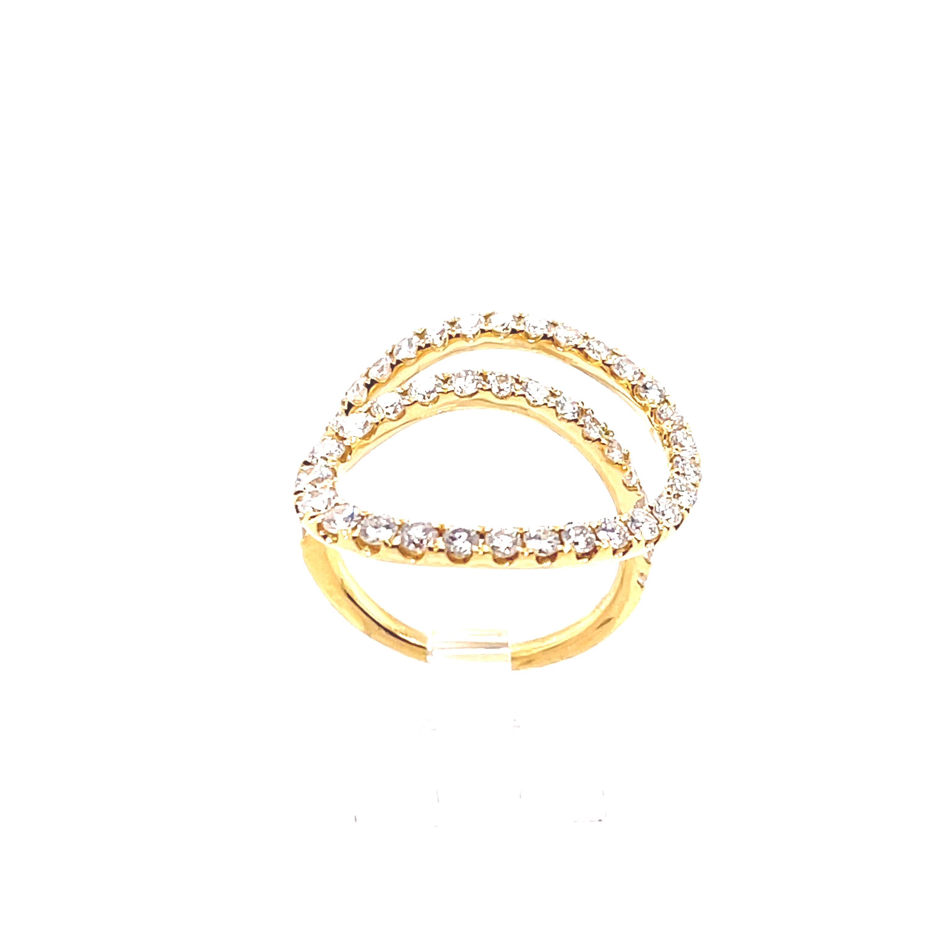 Swirling Ring with Diamond– Forty-Seven & Fifth