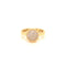 Yellow Gold Diamond Flower Ring
