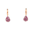 Color Stone and diamond earring