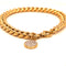 Yellow Gold Bracelet with Diamond Circle